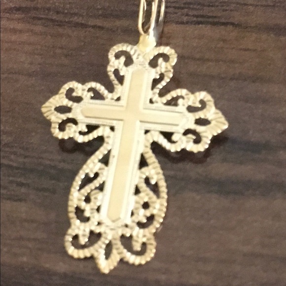 New Genuine Filagree Latin Cross pendant - Picture 1 of 2